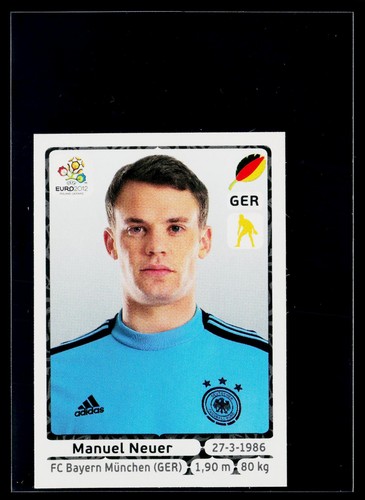 Manuel neuer 2012 panini - neuer, uefa