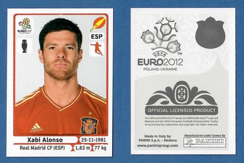 Figurina panini uefa euro 2012 - figurina,