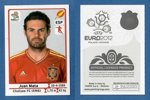 Figurina panini uefa euro 2012 - figurina,